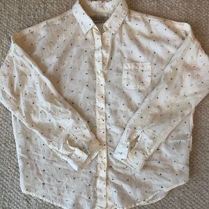Scotch & Soda “bird & arrow” cotton/viscose blouse